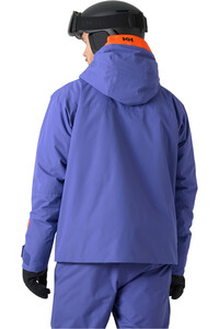 Helly Hansen chaqueta esquí hombre EMIKO INSULATED JACKET ULTRA VIOLET AZUL vista trasera
