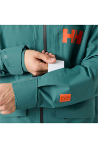 Helly Hansen chaqueta esquí hombre EMIKO SHELL JACKET VERDE vista detalle