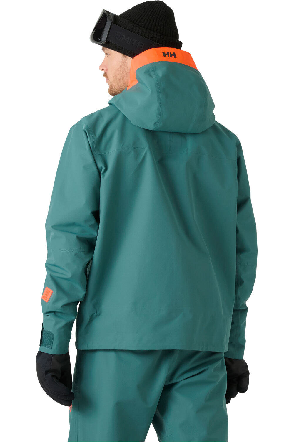 Helly Hansen chaqueta esquí hombre EMIKO SHELL JACKET VERDE vista trasera