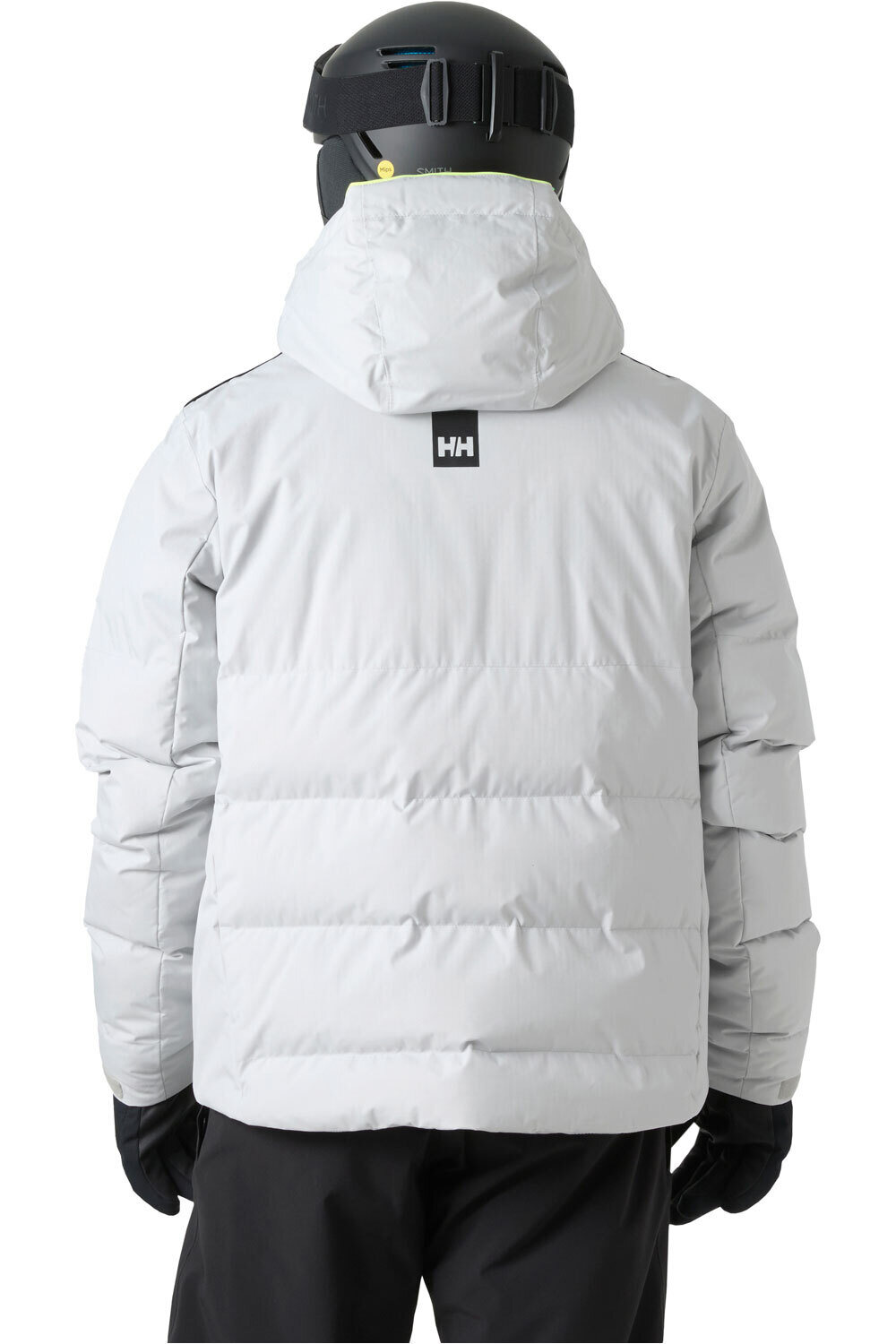Helly Hansen chaqueta esquí hombre KVITFJELL RACE PUFFY JACKET GRIS vista trasera