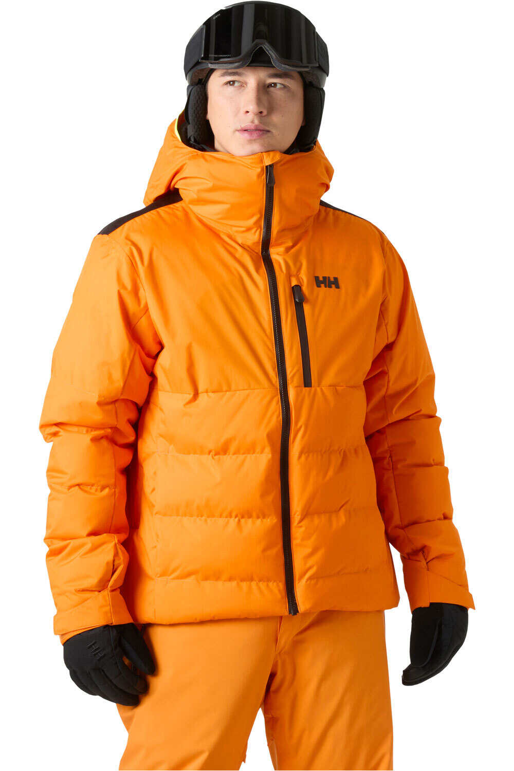 Helly Hansen chaqueta esquí hombre KVITFJELL RACE PUFFY JACKET NARANJA vista frontal