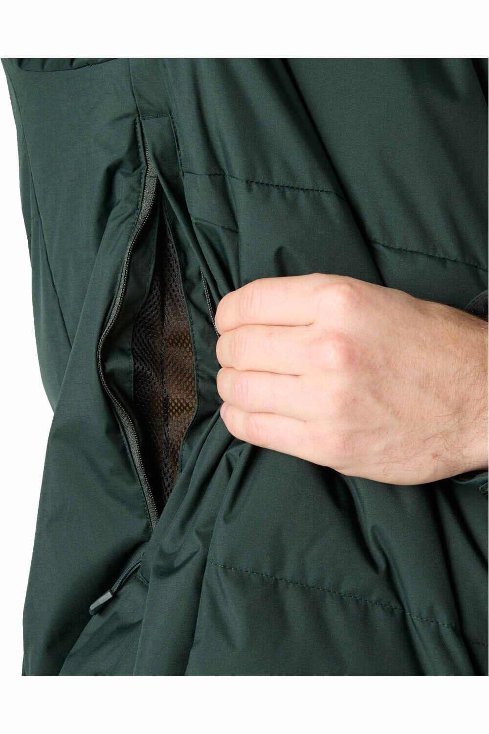 Helly Hansen chaqueta esquí hombre KVITFJELL RACE PUFFY JACKET VERDE 06