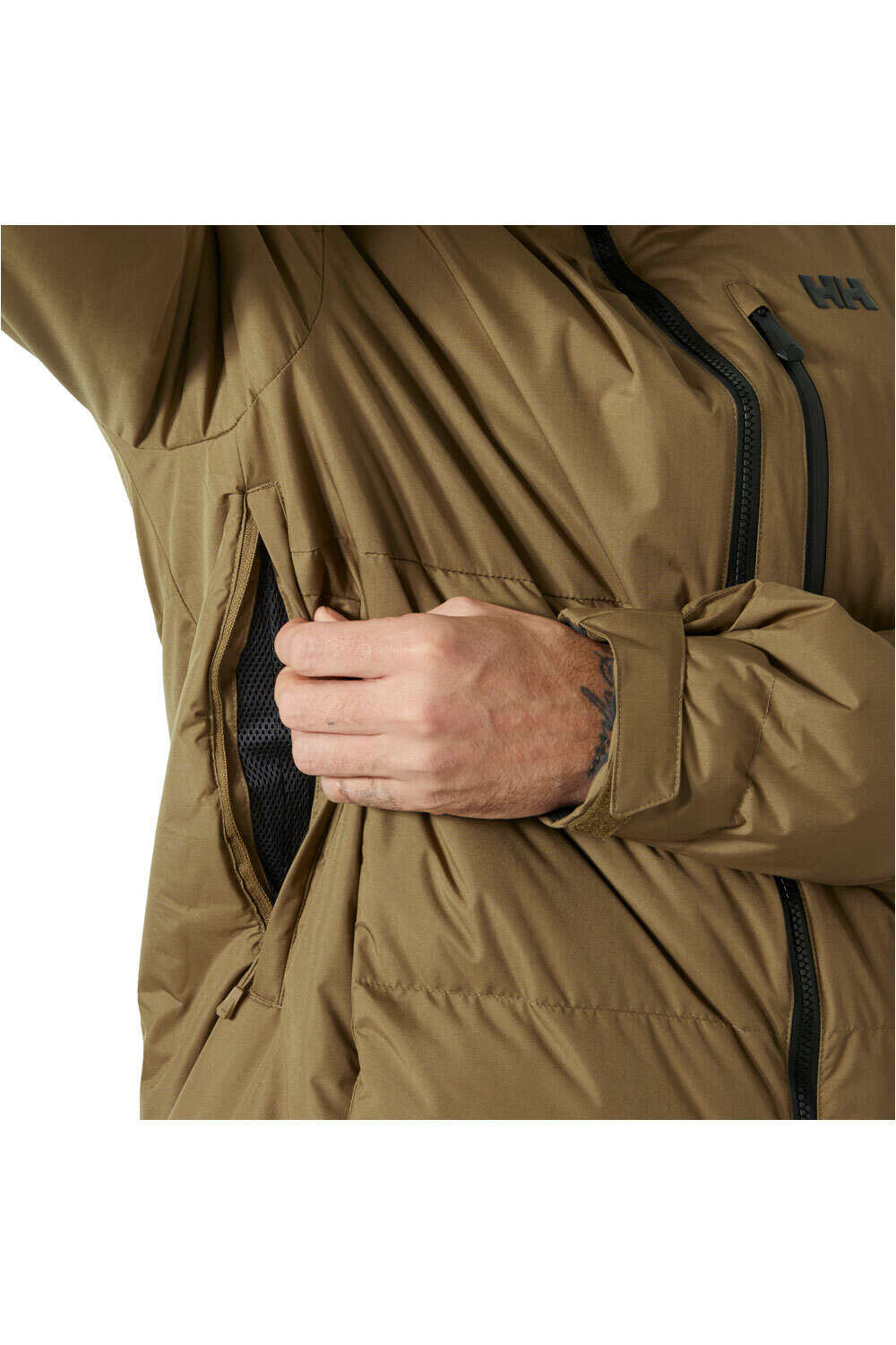 Helly Hansen chaqueta esquí hombre KVITFJELL RACE PUFFY  SEPIA MARRON 03