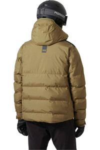 Helly Hansen chaqueta esquí hombre KVITFJELL RACE PUFFY  SEPIA MARRON vista trasera