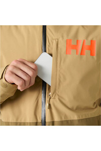 Helly Hansen chaqueta esquí hombre POWDERFACE JACKET MARRON 05