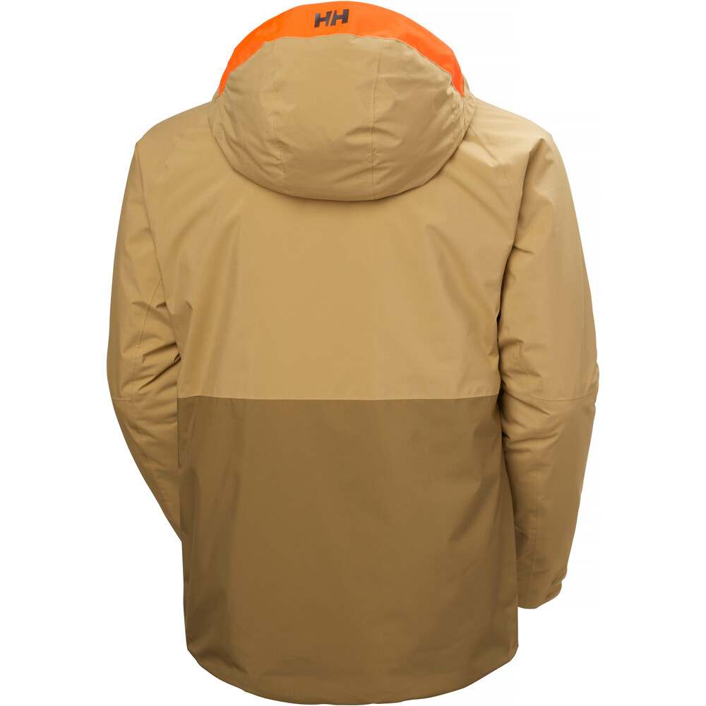 Helly Hansen chaqueta esquí hombre POWDERFACE JACKET MARRON 09