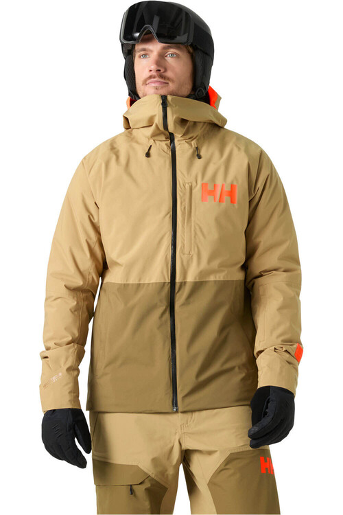Helly Hansen chaqueta esquí hombre POWDERFACE JACKET MARRON