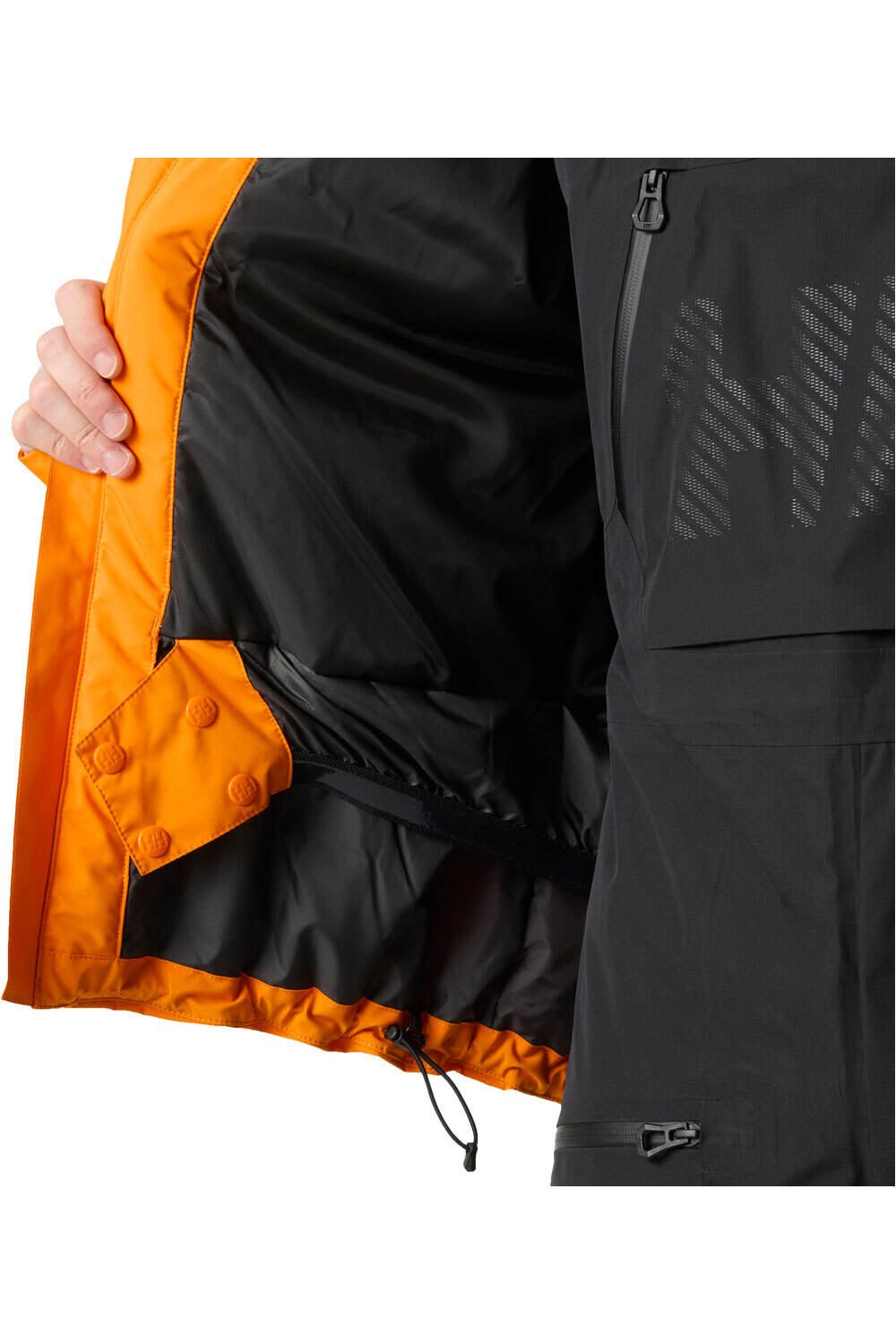 Helly Hansen chaqueta esquí hombre POWDERFACE JACKET NARANJA 05