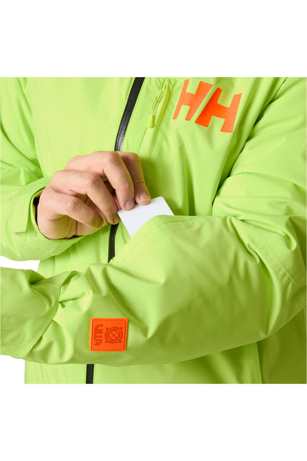 Helly Hansen chaqueta esquí hombre POWDERFACE JACKET VERDE 03