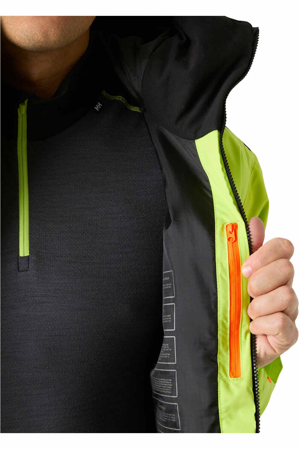Helly Hansen chaqueta esquí hombre POWDREAMER 3.0 JACKET VERDE 08