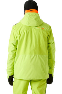 Helly Hansen chaqueta esquí hombre POWDREAMER 3.0 JACKET VERDE vista trasera