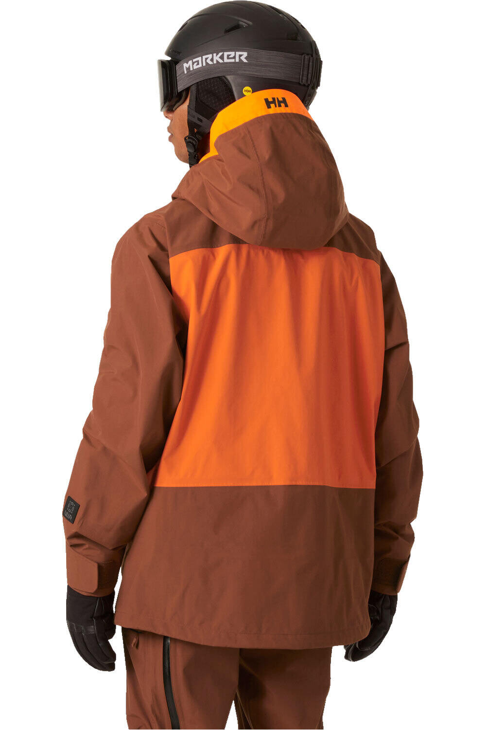Helly Hansen chaqueta esquí hombre SOGN EVO NARANJA vista trasera
