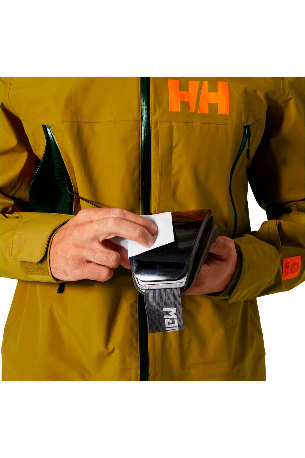 Helly Hansen chaqueta esquí hombre SOGN SHELL 2.0 AMARILLO 03