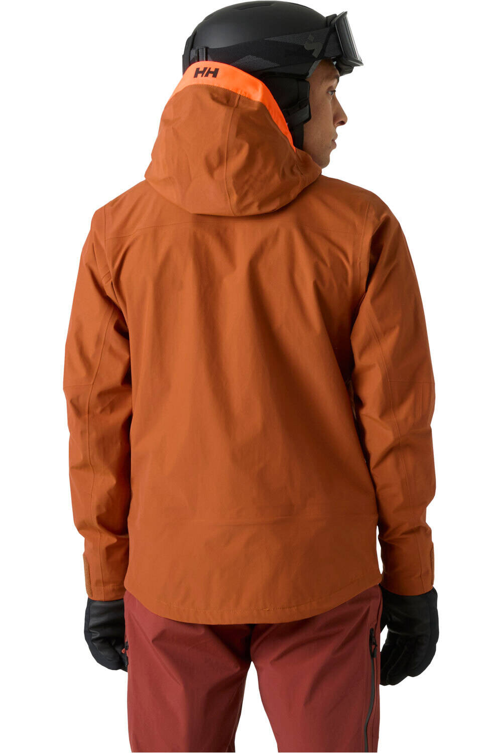 Helly Hansen chaqueta esquí hombre SOGN SHELL 2.0 JACKET MARRON vista trasera