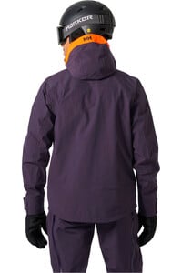 Helly Hansen chaqueta esquí hombre SOGN SHELL 2.0 MORADO vista trasera