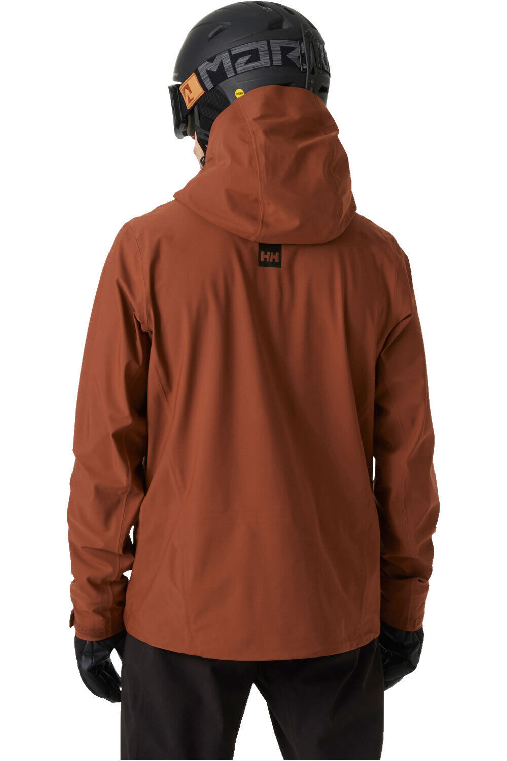 Helly Hansen chaqueta esquí hombre SWIFT 3L NARANJA vista trasera