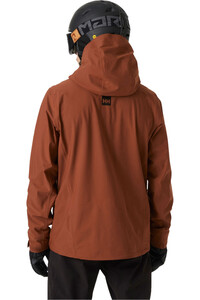 Helly Hansen chaqueta esquí hombre SWIFT 3L NARANJA vista trasera