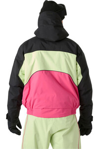 Helly Hansen chaqueta esquí hombre ULLR D LUNAR JACKET ROSA vista trasera