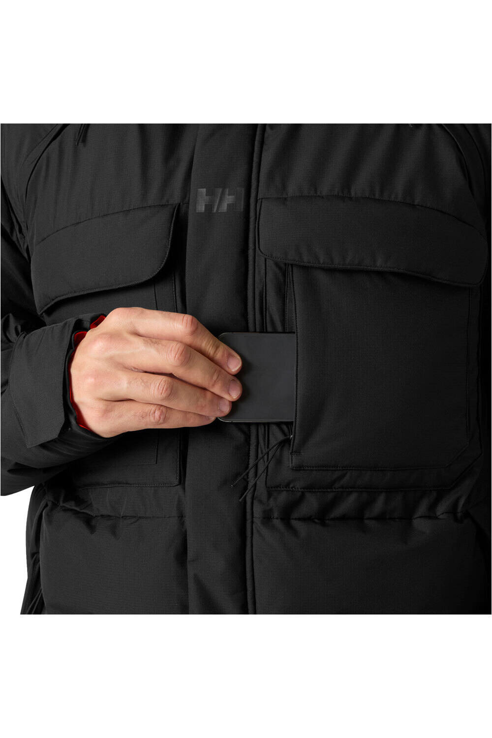 Helly Hansen chaqueta esquí hombre ULLR D MEGAHERTZ PUFFY JACKET NEGRO 03