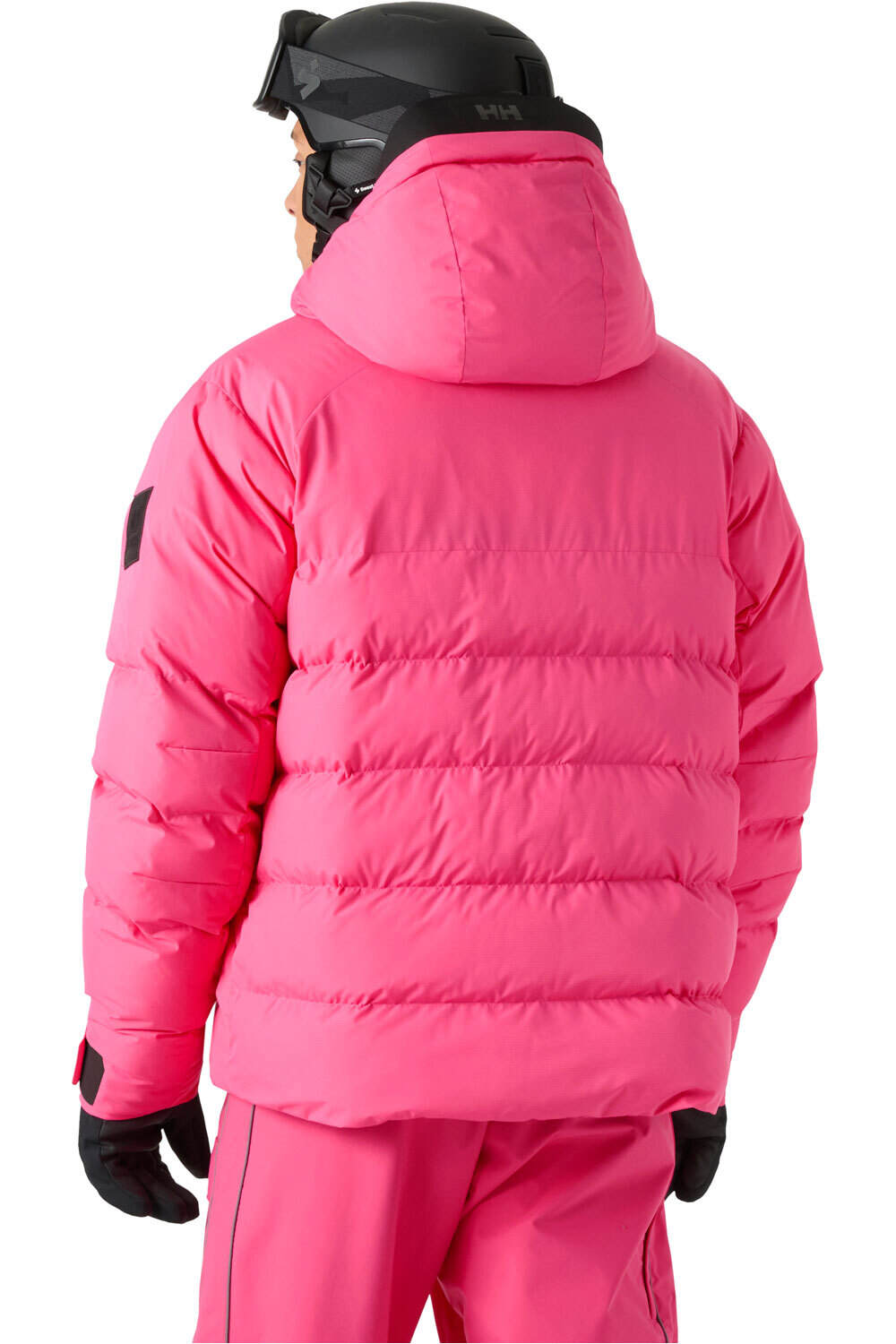 Helly Hansen chaqueta esquí hombre ULLR D MEGAHERTZ PUFFY JACKET ROSA vista trasera