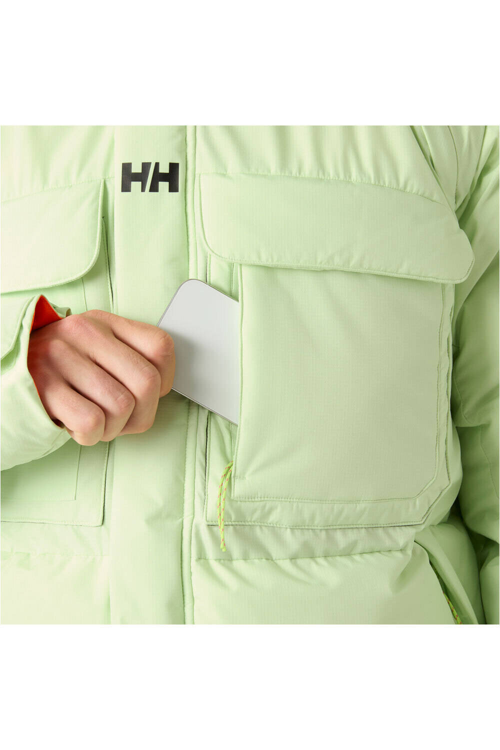 Helly Hansen chaqueta esquí hombre ULLR D MEGAHERTZ PUFFY JACKET VERDE 04