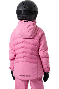 Helly Hansen chaqueta esquí infantil ASTRA ROSA vista trasera