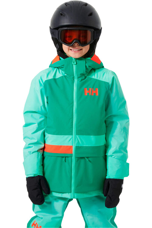 Helly Hansen chaqueta esquí infantil GIRL STELLAR  2.0 VERDE