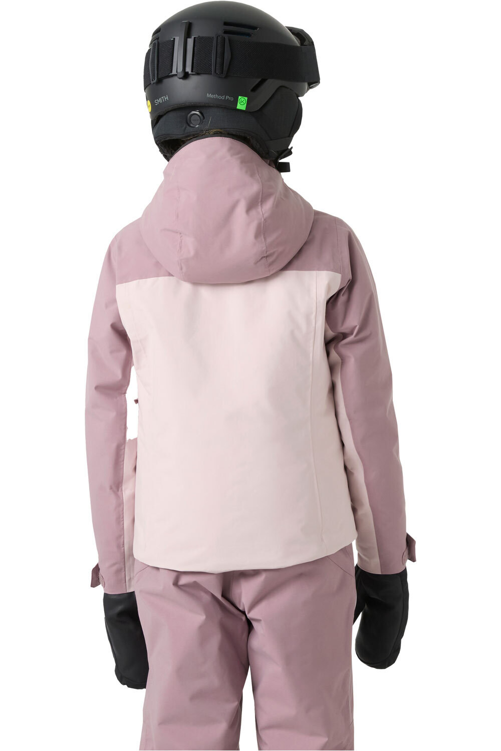 Helly Hansen chaqueta esquí infantil JR GIRL ICELILY JACKET ROSA vista trasera