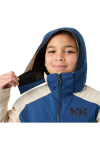 Helly Hansen chaqueta esquí infantil JR GIRL STELLAR JACKET 2.0 MARRON vista detalle