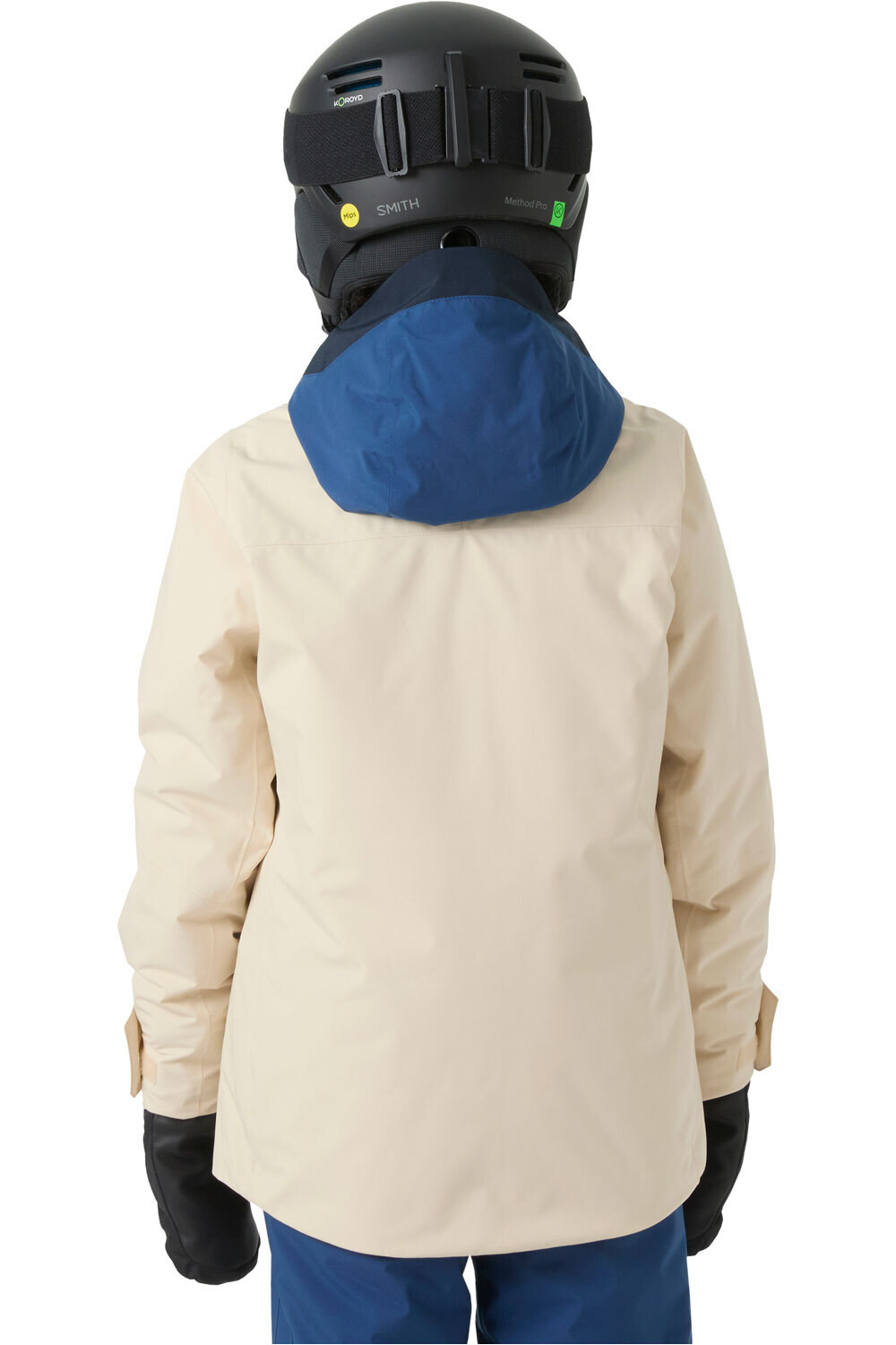 Helly Hansen chaqueta esquí infantil JR GIRL STELLAR JACKET 2.0 MARRON vista trasera