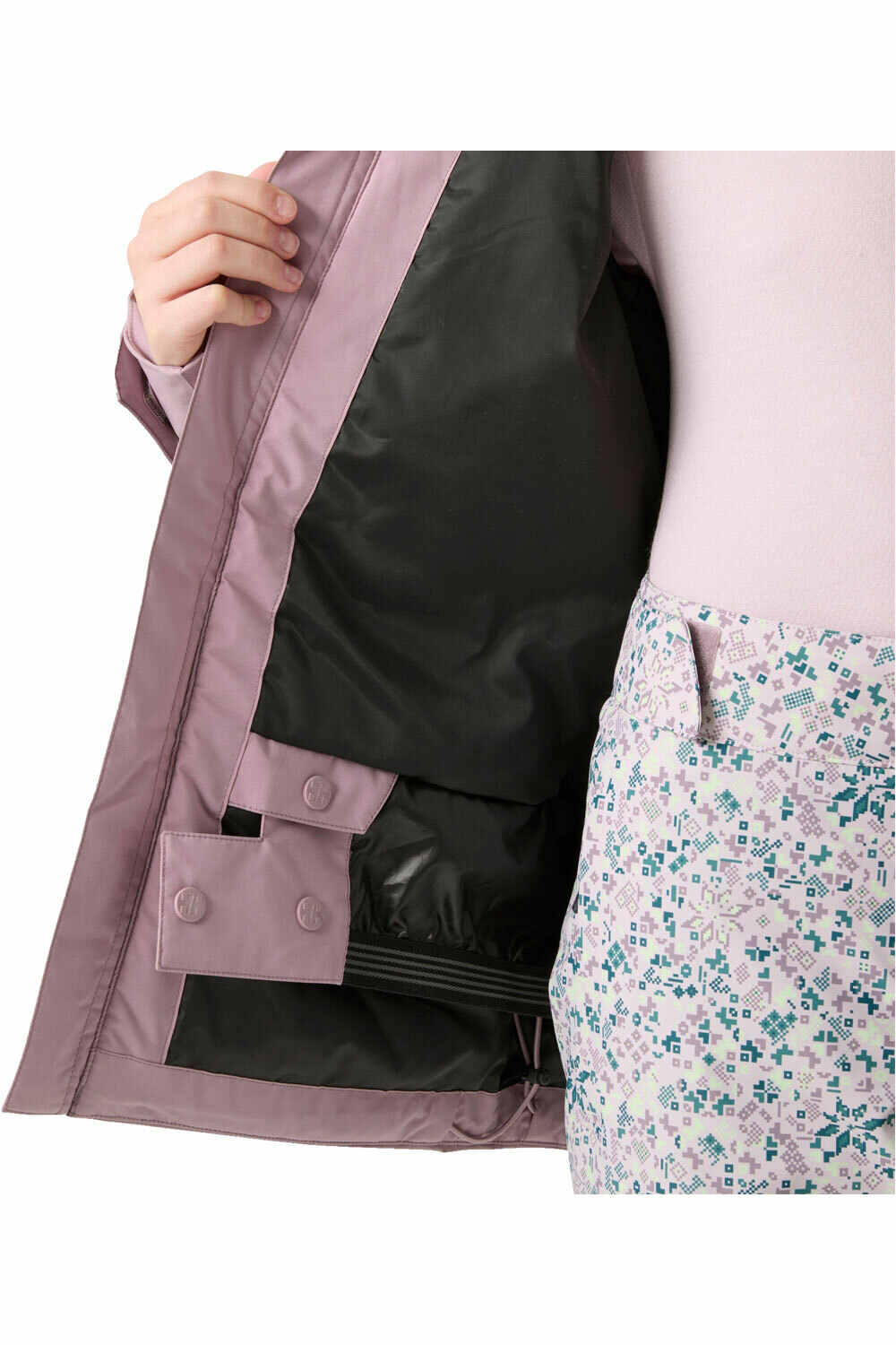 Helly Hansen chaqueta esquí infantil JR GIRL STELLAR JACKET 2.0 MORADO 05