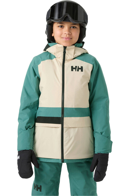 Helly Hansen chaqueta esquí infantil JR GIRL STELLAR JACKET 2.0 VERDE