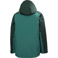Helly Hansen chaqueta esquí infantil JR ORIONPEAK JACKET VERDE vista trasera