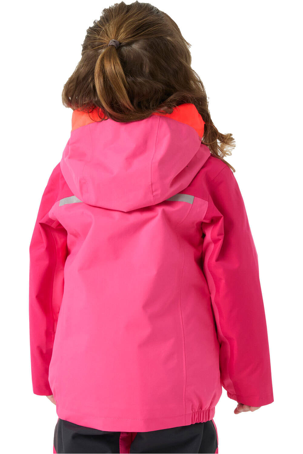 Helly Hansen chaqueta esquí infantil K SHELTER HT JACKET ROSA vista trasera