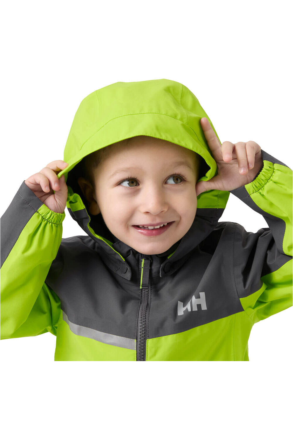 Helly Hansen chaqueta esquí infantil K SHELTER HT JACKET VERDE vista detalle