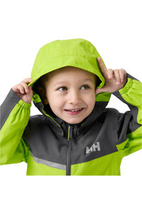 Helly Hansen chaqueta esquí infantil K SHELTER HT JACKET VERDE vista detalle