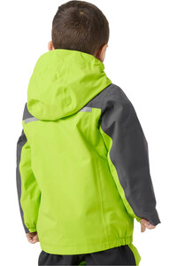 Helly Hansen chaqueta esquí infantil K SHELTER HT JACKET VERDE vista trasera