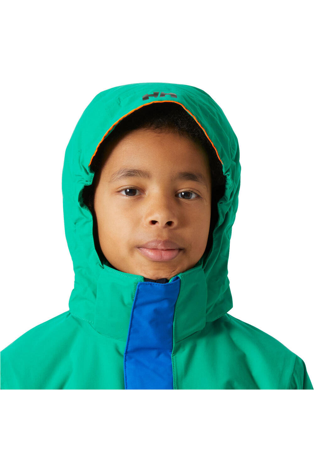 Helly Hansen chaqueta esquí infantil LEVEL AZUL vista detalle