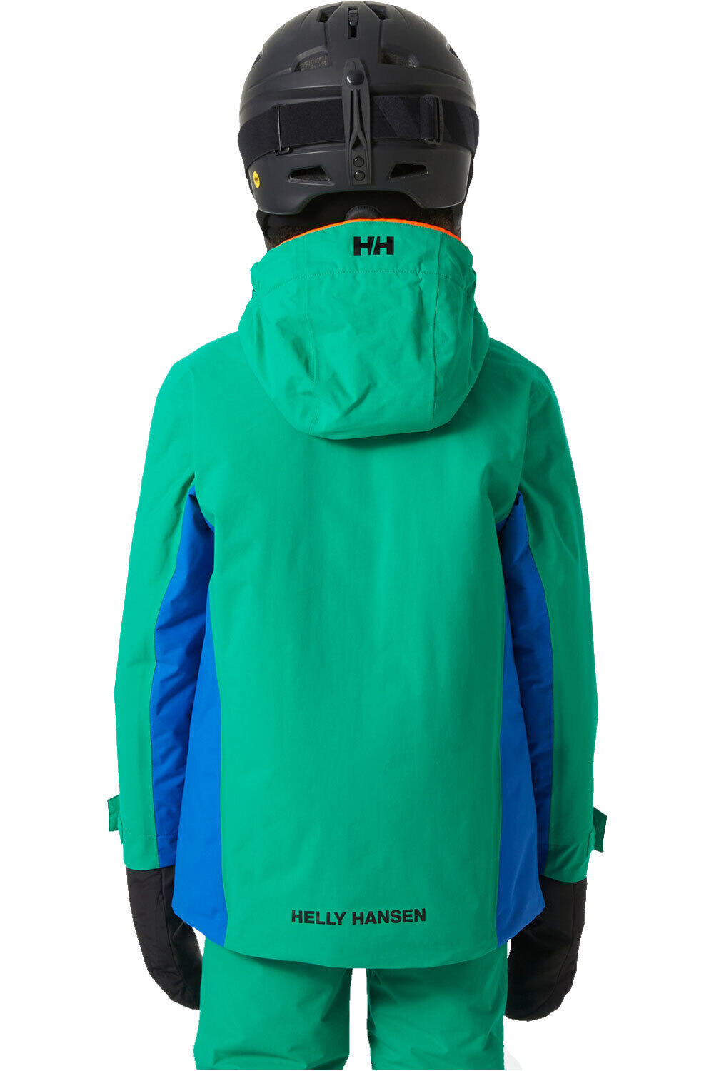 Helly Hansen chaqueta esquí infantil LEVEL AZUL vista trasera