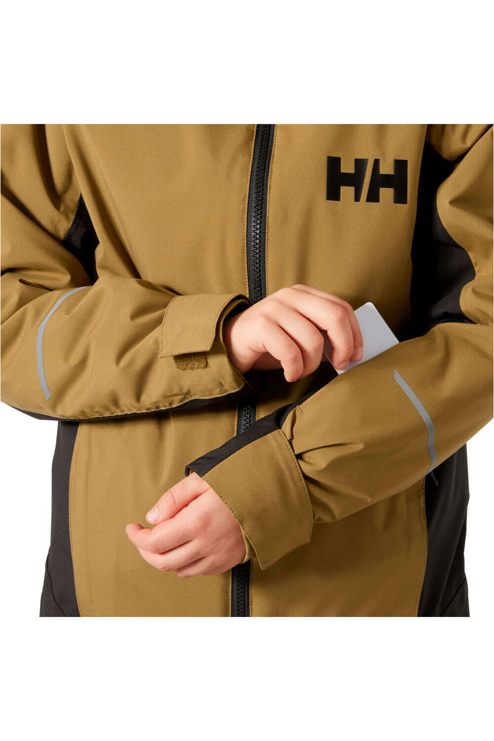 Helly Hansen chaqueta esquí infantil QUEST MARRON 03