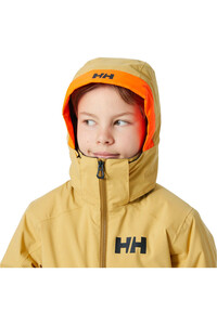 Helly Hansen chaqueta esquí infantil STELLAR AMARILLO vista detalle