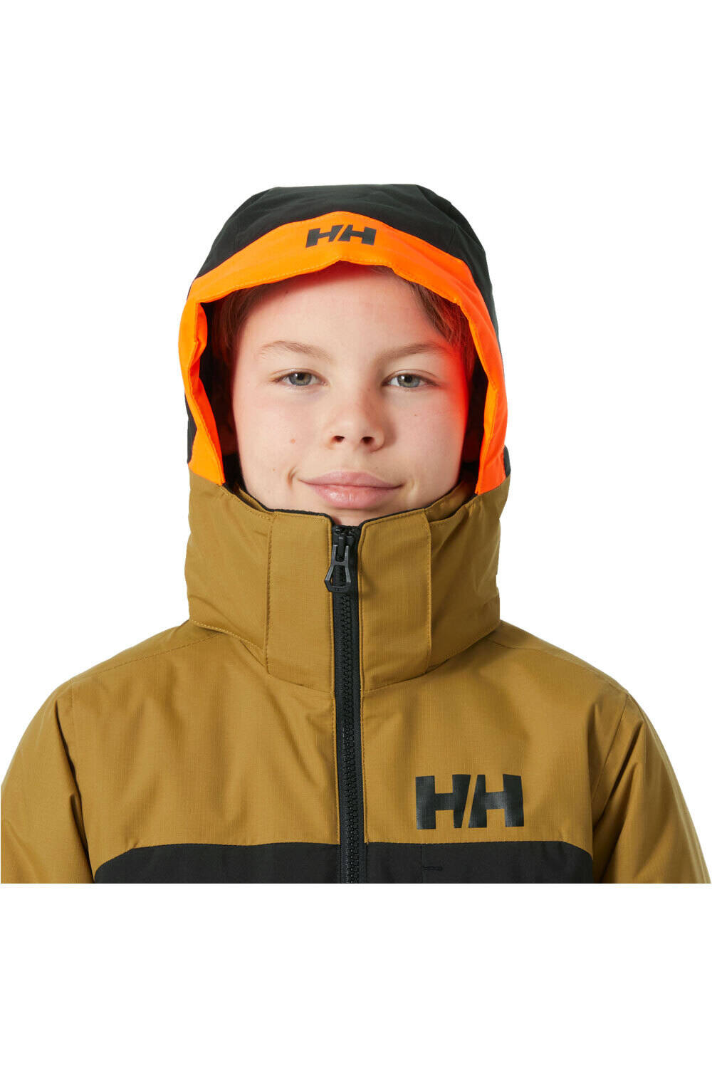Helly Hansen chaqueta esquí infantil SUMMIT NEGRO vista detalle