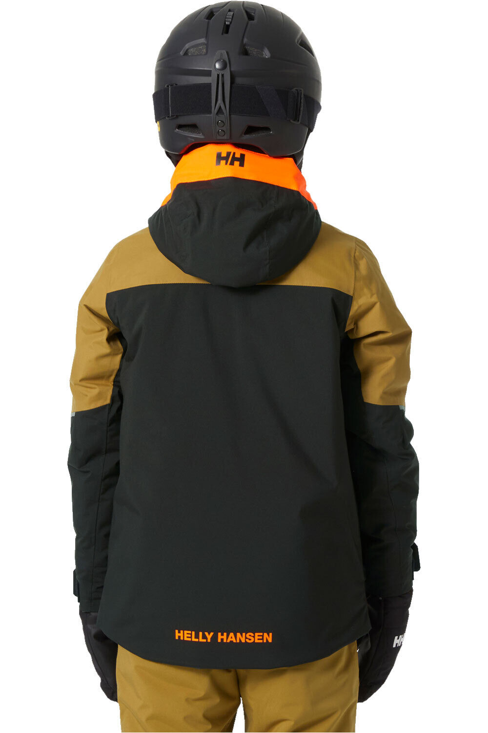 Helly Hansen chaqueta esquí infantil SUMMIT NEGRO vista trasera