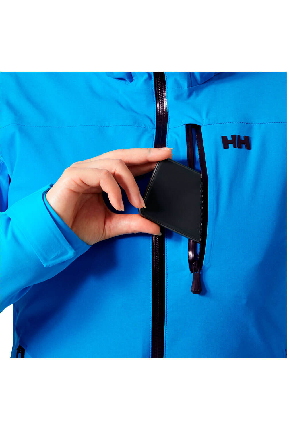 Helly Hansen chaqueta esquí mujer ALPHELIA AZUL 03