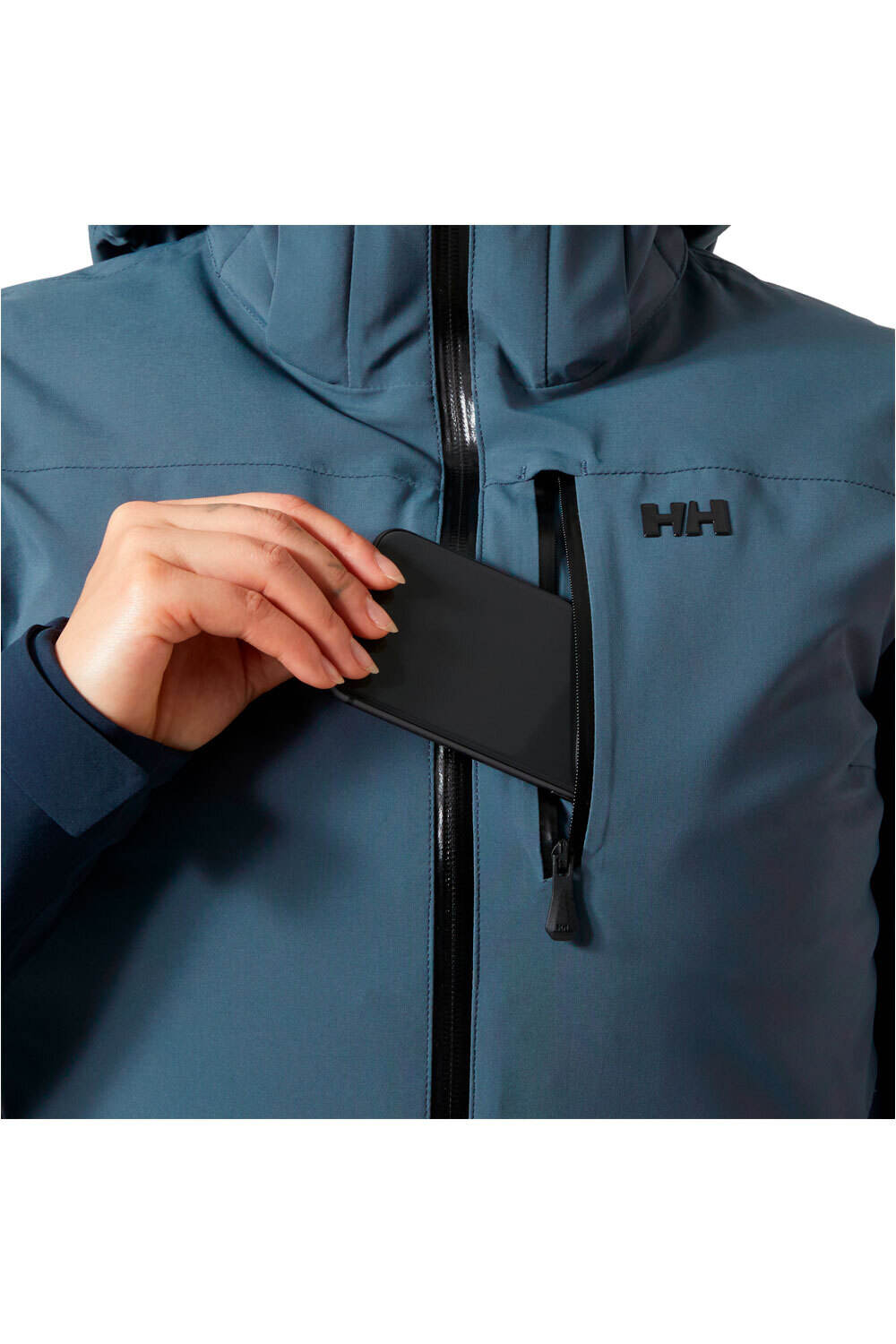 Helly Hansen chaqueta esquí mujer ALPHELIA AZUL 03