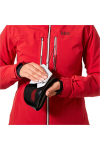 Helly Hansen chaqueta esquí mujer ALPHELIA LIFALOFT ROJO 03