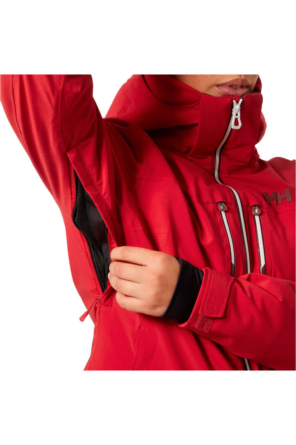 Helly Hansen chaqueta esquí mujer ALPHELIA LIFALOFT ROJO 05
