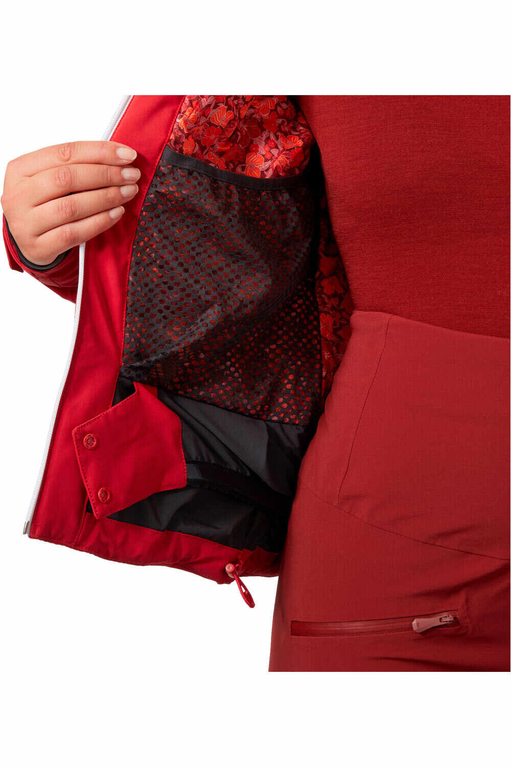 Helly Hansen chaqueta esquí mujer ALPHELIA LIFALOFT ROJO 07