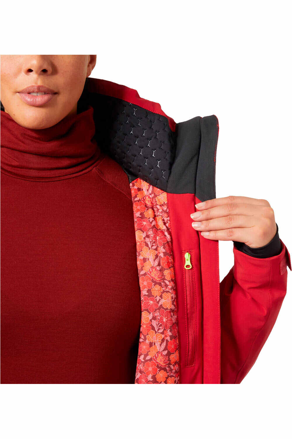 Helly Hansen chaqueta esquí mujer ALPHELIA LIFALOFT ROJO 08