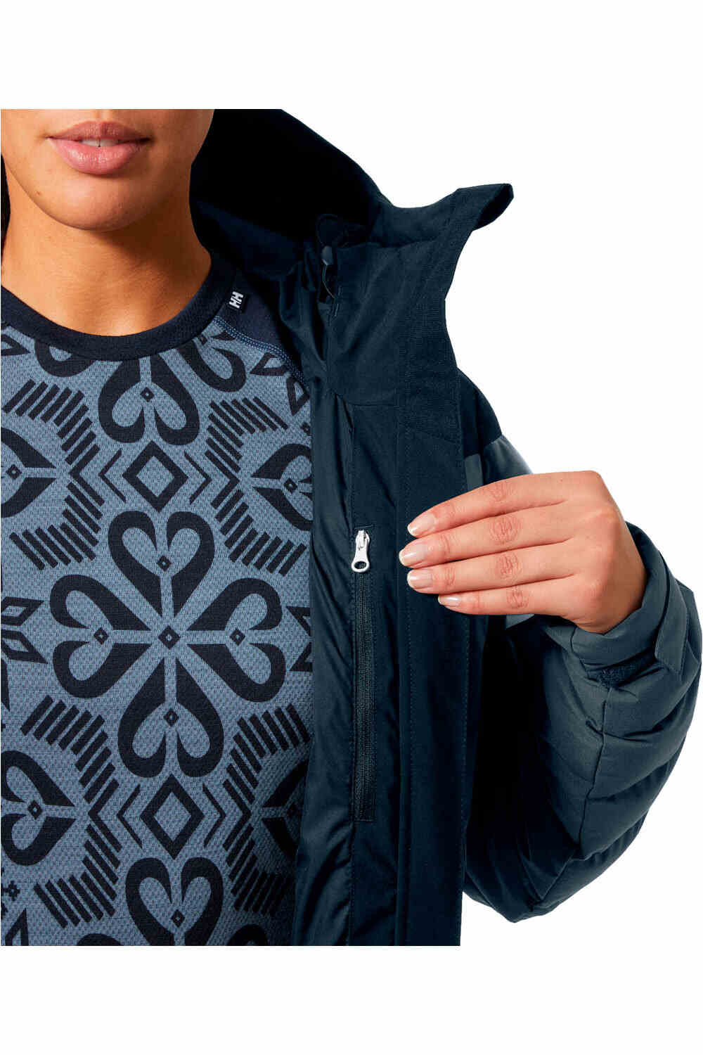 Helly Hansen chaqueta esquí mujer IMPERIAL 2.0 AZUL vista detalle